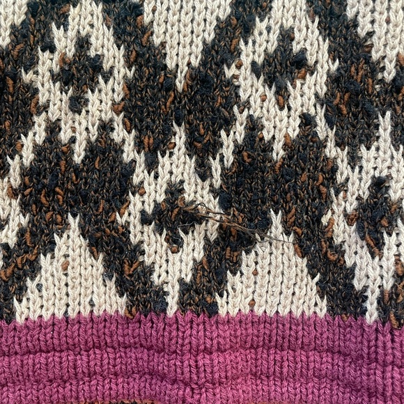 Vintage 80’s Grandpa Knit Oversized Sweater - Picture 4 of 7